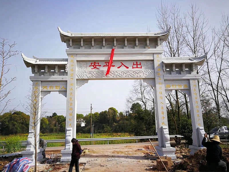乡村牌坊的基础养护工作很重要