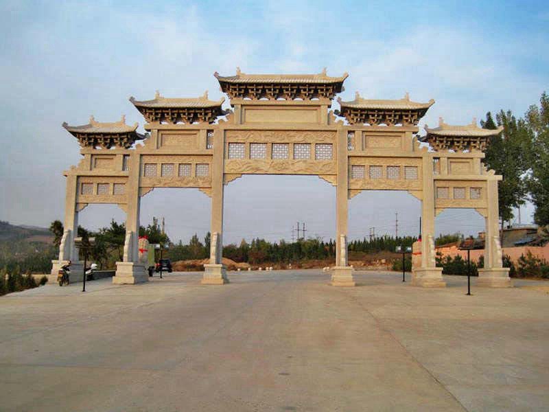 景区石门楼图片样式