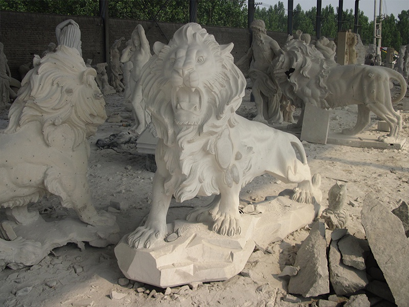 狮子石雕塑