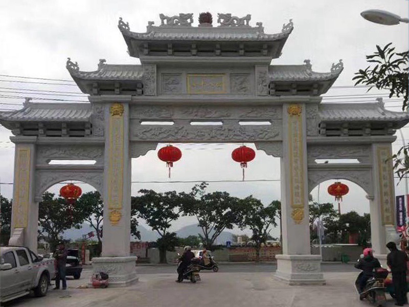 三门五楼石门楼订购