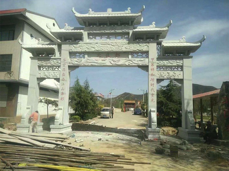 花岗岩石牌楼价格
