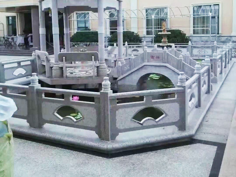 亭廊石栏杆