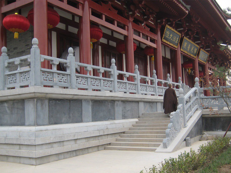 寺庙青石护栏样式