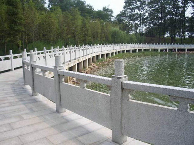 河道石栏杆图片